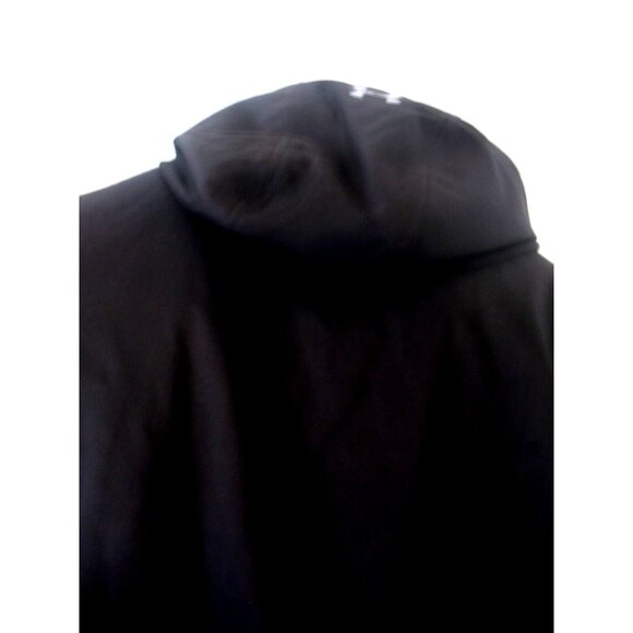 MENS UNDER ARMOUR M SOFT SHELL COAT LINED BLACK HOODED COAT go by measurement - Picture 12 of 13